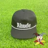 Бейсбольные кепки, белая кепка Rhude с вышитыми буквами для мужчин и женщин, шляпа лучшего качества с регулируемыми внутренними бирками S3YY