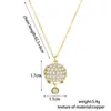 Pendentif Colliers Luxueux Lanterne Collier Pour Femmes En Acier Inoxydable Cristal Chaînes Pierre De Naissance Géométrique Femme Bijoux 2023