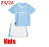 Дети мальчики 23 24 Haaland Mans Cities Football Jersey Kids Roombit