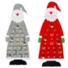 Juldekorationer God juldekoration Filt Xmas Tree Children's Handgjorda DIY Dekorationer Pendant Snowman Calender Storage Bag Navidad Gift 231129