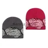 Beanie/Totenkopfkappen Y2K Hip-Hop Unisex Beanie Mütze Herren Herbst und Winter Harajuku Stil Foto Requisiten Vielseitig mit Gehirn-Muster J231130