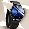 Relojes de pulsera Relojes de moda minimalistas para hombres 2023 Reloj de pulsera para hombres a prueba de agua Reloj ultra delgado Relogio Masculino