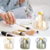 Lagringslådor som snurrar kosmetikahållare 360 ​​Roterande makeup Organiser Clear Desktop Rings örhängen och borstar Holder Tray