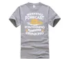 Męskie koszulki T-T-shirt na świecie zabawny weekend prognozę pontoning z piciem koszuli z nadrukiem mody