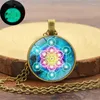 Chains Ladies Solid Geometry Time Gem Glow-in-the-dark Sweater Costume Decorative Pendant Necklace