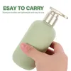 Bottiglie di stoccaggio 3 pezzi Dispenser di sapone Lavello da cucina Liquidi Shampoo Bagno Balsamo per capelli Lozione Vuoto