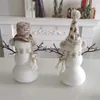 クリスマスの装飾クリスマス雪だるま装飾クリスマスショート帽子雪だるま雪だるまのドール人形クリエイティブデスクトップ装飾ペンダントパーティーホームクリスマス装飾231129