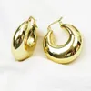 Ohrhänger, 10 Paar, trendige vergoldete Creolen, modisches Design, metallischer Schmuck, Damen-Geschenk 30820