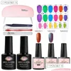 Nail Art Kits Nail Art Kits Meet Across Extension Poly Gel Set With Uv Led Lamp Form Quick Dry For Manicure Finger Kit Drop Delivery H Dh0Gm