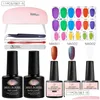 Nail Art Kits Nail Art Kits Meet Across Extension Polygelset met UV-ledlamp Vorm Sneldrogend voor manicure Vingerkit Droplevering H Dh0Gm