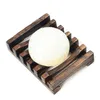 Porte-savon en bois de bambou naturel, support de plateau, boîte de rangement, conteneur pour assiette de bain-douche, salle de bains Faoss