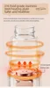 Bottle Warmers Sterilizers# Portable Baby Milk Bottle heater Wireless 316 Food Grade Borosilicate Glass Body 15000mAh Constant 12 Hours Baby Bottle Warmer 231130