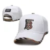 Cap Burbries ricamato B coppie cappello cappello cappello cappello da sole cappello da baseball lettere da baseball berretto da sole viscria