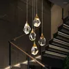 Lampadari Lampadario di cristallo Illuminazione di fabbrica Eleganti luci a sospensione di lusso Ristorante Soggiorno Decorazione della casa