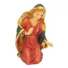 Dekorativa föremål Figurer Juldekoration Födelsescen Set Ornament inomhus Crib Manger Baby Jesus Statue Holiday Gift 231130