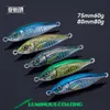 Royaume 60g 75mm 80g 80mm forme S Slow Jigging revêtement lumineux coulant gabarits appâts artificiels accessoires de pêche en mer leurres 2202249p