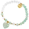 Strand TUMBEELLUWA Naturel Améthyste Amour Coeur Forme Pendentif Bracelet Guérison Cristal Pierre Perlé Élastique Femmes Bijoux