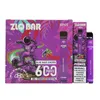 Sigarette USA EGETTA ZLQBAR 600 Puffs E-sigara 550mAh 2ml% 0% 2% 2 Tek Kullanımlık Vape Yetkili 15 Flave Vapor Vapes Razz Bar İngilizce