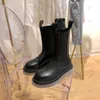 Bottes mi-mollet de marque B de luxe pour hommes et femmes, bottes Chelsea en cuir, nouvelles bottes colorées à la mode avec boîte 10A 35-46