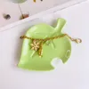 Piatti Ins Piatto in ceramica creativa Stile francese Forma di foglia verde Pane per la casa Dessert Torta Sushi Piatti di salsa di pomodoro