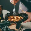 Schalen Japanisches Geschirr Keramik-Muschelschale Kreative Unregelmäßige Suppe Spezielles Restaurant Speziell geformte Gerichte Haushaltsgericht