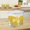 Bottiglie d'acqua Dispenser per bevande Bollitore freddo con rubinetto Teiera per frutta di grande capacità Bevanda Bottiglia di succo di limonata Brocca ghiacciata