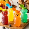 Tumblers 8oz Bal Bear Saman Siper Kupaları Bebekler için 8 Esnek Pipet Temizlik Araçları Terapisi Sippi Şişeler Konuşma Besleme Eğitimi 231129