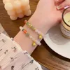 Charm-Armbänder, 6 mm, weißes Achat-Perlenarmband für Frauen, bezaubernder und eleganter Kristallschmuck, süßer Geburtstag, Weihnachtsgeschenk, Freundschaftsartikel