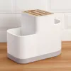 DISH RACKS UTANSIL HOLDER Knife Block ABS FLAGWARE Drainer Lagring Box Spoon Fork Chopsticks Kitchen Organizer Rack 231124