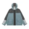 Vestes pour hommes Veste de fonction de déconstruction Veste coupe-vent imperméable à l'eau Manteau de marche d'escalade pour la rue du sport