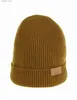 Beanie/Skull Caps LONGMING Men's Cap Beanie Skiing Hat Women's Knitted Hats % Merino Wool Winter Warm Luxury Trendy Knit Caps Autumn Streetwear Q231130