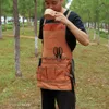 Aprons Canvas Adjustable Hanging Bag Apron Multifunctional Tool Storage Hardware Utility Pocket Home Pouch