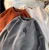 Дизайнерские мужские толстовки с капюшоном Пуловер с длинными рукавами Мужская толстовка с капюшоном Свободный круглый вырез для мужчин и женщин спортивный джемпер Азиатский размер M-3XL
