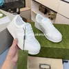 Designer Running Shoes Webbing Sneakers Men Women Fashion Stripe Lace-up Canvas Shoes Low Top Platform Sneaker size 35-45 with box