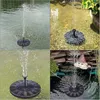 Gartendekorationen, Solarbrunnen, schwimmende Wasserpumpe für Vogeltränken