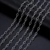 Chains Wholesale 1m/lot Stainless Steel Rhombus Shape For DIY Necklaces Making Jewelry Findings Bracelets Anklet