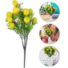 Party Decoration 2pcs Fake Tree Stems Lifelike Artificial Fruits Branches Branch Flower Arrangement Decors Vase