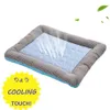 kennels pens Cooling Pet Bed For Dogs house dog beds for large dogs Pets Products For Puppies dog bed mat Cool Breathable Cat sofa supplies 231124