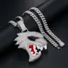 Niestandardowy hip hop vvs moissanite 8 mm łańcuch wiszący zbiór Miami Cuban Link 925 Srebrny łańcuch wiszący