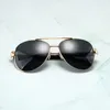 Novos óculos de sol ovais de luxo para homens designer tons de verão óculos polarizados preto vintage óculos de sol grandes de mulheres óculos de sol masculinos Goggle Occhiali Da Sole