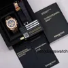 Swiss Luxury Watches Audemar Pigue Royal Oak 26331BA Men's Watch 18k Blue Face Automatic Mechanical Sports Swiss Watch Luxury Full Set with a Diameter of 41mm HBJ6