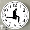 Horloges murales Ministère de Silly Walk Salon moderne Nouveauté Horloge Comédien Décor à la maison Drôle Marche Silencieux Quartz