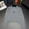 Kadın Sweaters Moda Örgü Sweaters Kış Kırışın Gay geçirmez Uzun Kollu Klasik Mektup Ceketler Tasarımcı Kadın Üstler Yüksek Kaliteli CHG23113020-25 Skywings