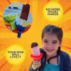 Oryginalny bałagan Free Frozen Treats Holder ze słomy dla dzieci lodowe craem wsparcie patyki kroplowe za darmo popsicle holder impreza fawory