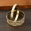 Bangle Adult Size 4PCS 65MM 9K Gold Color Hig Quality Top Sale Cute Bracelet Jewelry Flower Girl Birthday Party Gift