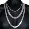 Chaîne en or à chevrons Hip Hop pour hommes 75 1 1 0 2 cm couleur or argent chaîne à chevrons collier de déclaration de haute qualité Jewelry340E