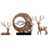 Decorative Objects Figurines Lucky Deer Elk Wealthy Fortune Symbol Animals Feng Shui TV Cabinet Ornaments Living Room Nordic Home Decor Decoration 231130