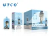 Originele utco 12000 puff Vape Digitale doos wegwerp vapes 20ml Vape 0 2 3 5% Oplaadbare 850mAh Batterij Bijbehorend 20 smaken Beschikbaar puff 12k vaper desechables