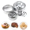 New 11pcs/set Stainless Steel Round Cookie Biscuit Cutters Circle Pastry Cutters Metal Baking Circle Ring Molds for Kitchen DIY Mold