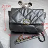 Kanał designerski Chanelle Tote Tote Ramię luksusowe marki mody torebka torebka crossbody torebka man kobietę skóra czarna biała dojeżdżanie do dużej pojemności torba łańcuchowa